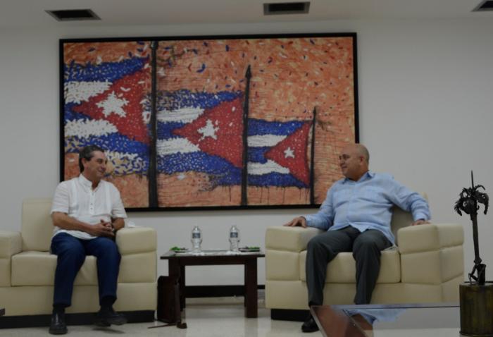 Recibe Morales Ojeda al Presidente del Partido Comunista de España 