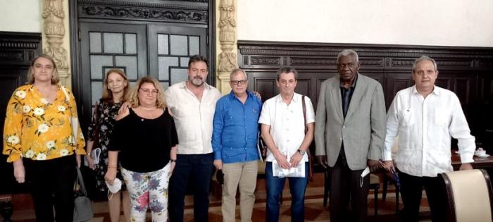 Esteban Lazo y Presidente del Partido Comunista de España