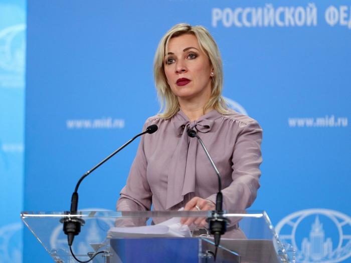 María Zajárova, portavoz del Ministerio de Asuntos Exteriores de Rusia