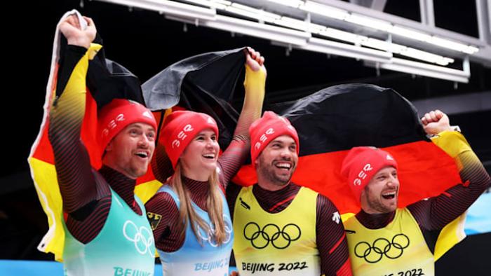 El relevo mixto de Alemania se coronó en la prueba de Luge.