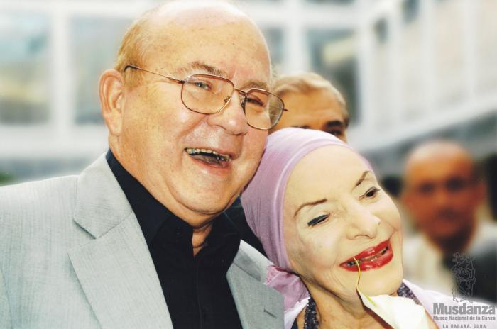 Alicia y Barnet, testimonio de una amistad. FOTO: Museo Nacional de la Danza