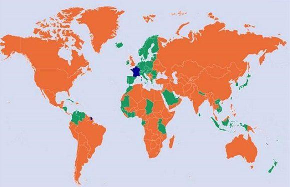 Francia incluye a Cuba en su lista verde por bajo riesgo de COVID-19
