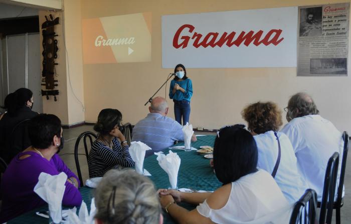 Parte del colectivo de Granma Internacional