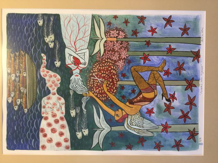 Ángel con tijeras, de Alicia Leal. 