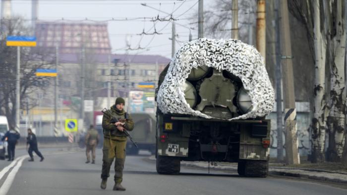 Presencia militar rusa en Ucrania. Foto: AP