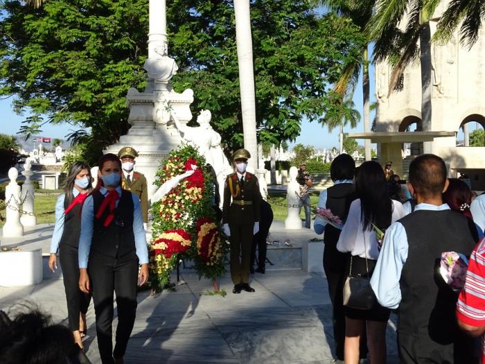 Homenaje a Céspedes en Santiago de Cuba