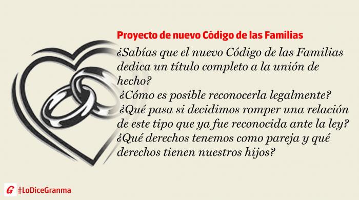 Unión de hecho en el nuevo Código de las Familias