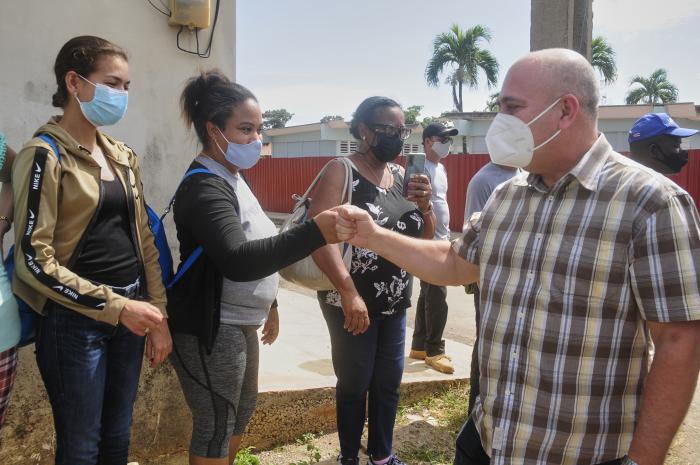 Visita integral del CCPCC a  Artemisa los municipios de San José de los Bañosde la provincia de Artemisa, presidido por Roberto Morales Ojeda, miembro  del Buró Político y secretario de Organización y Política de Cuadros