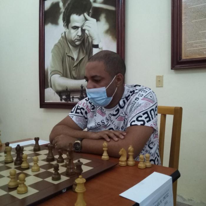 Isán Ortíz. Campeonato Nacional Masculino de Ajedrez Prevención contra la Covid-19 – Coronavirus – nasobuco