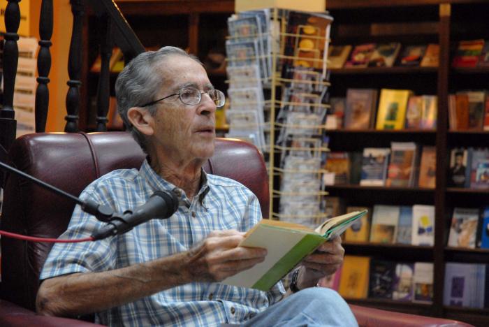 Ambrosio Fornet, Premio Nacional de Literatura.Foto: Yaimí Ravelo 23/12/2011 Osio0017