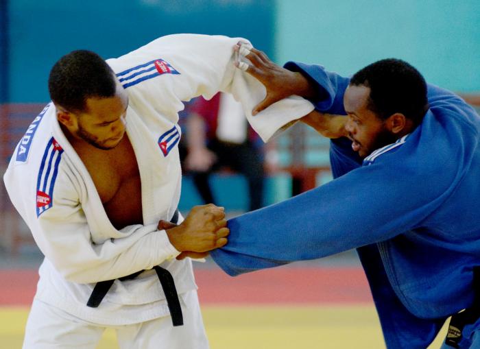 Nacional M de Judo  mas de 100 KG Andy Granda gana medalla de Oro