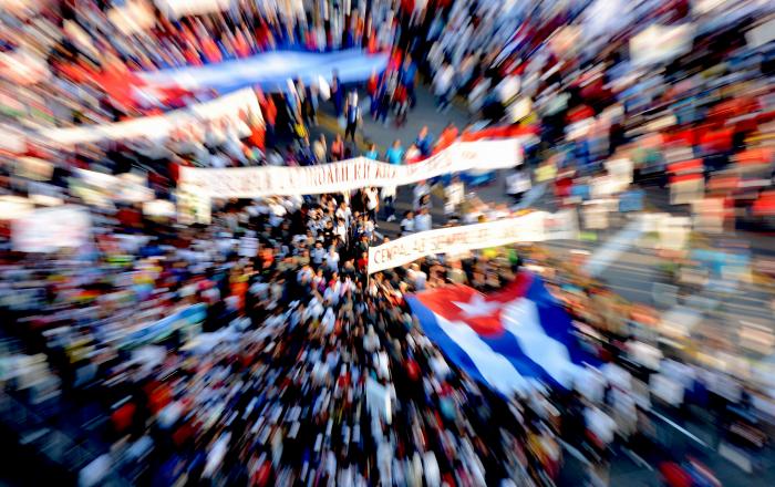 Desfile del 1mero de Mayo 2019 marcha del pueblo combatiente