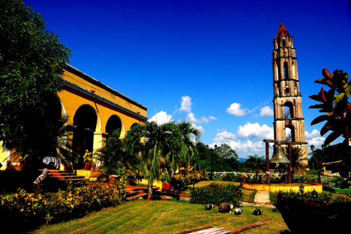 Torre de Manaca-Iznaga, ubicada en el Valle de los ingenios, declarada por la Unesco, en 1988, Patrimonio de la Humanidad. foto tomada de prensa latina