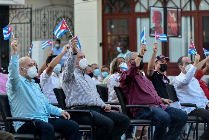 Acto por el 61 Aniversario de la Proclamación del carácter socialista de la revolución