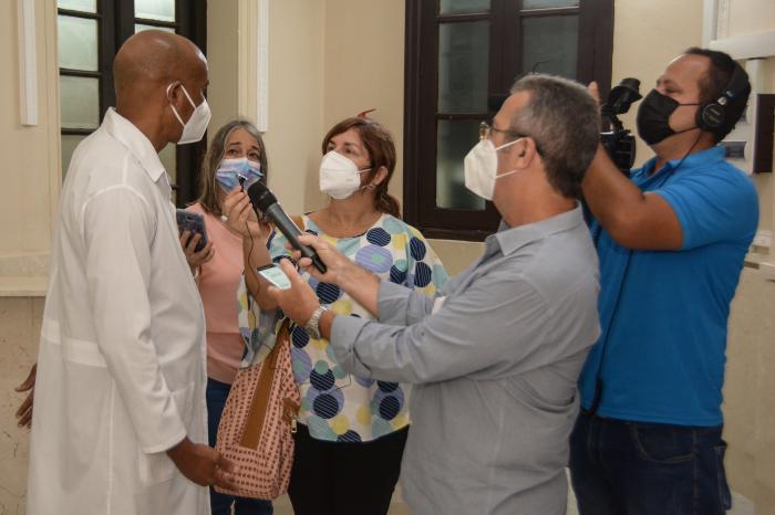 Visita Diaz Canel al Borras Marfan