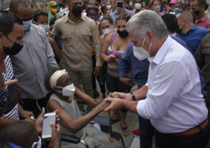 Visita Diaz Canel a la habana