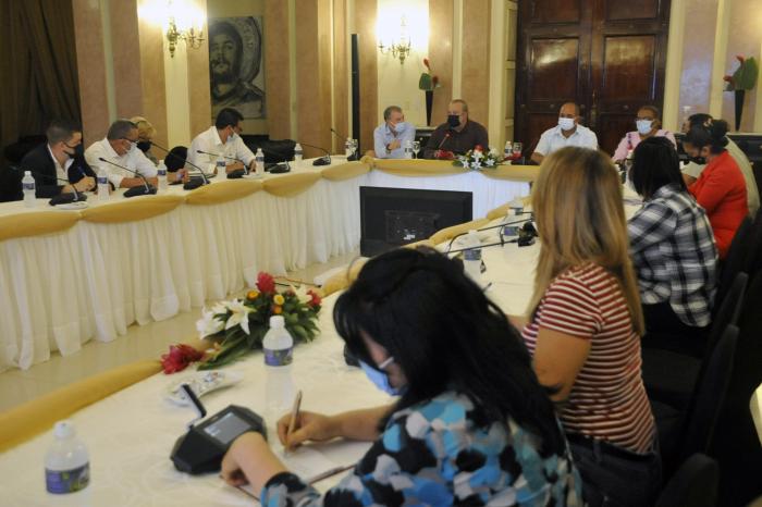 El Primer Ministro en el Hotel Nacional