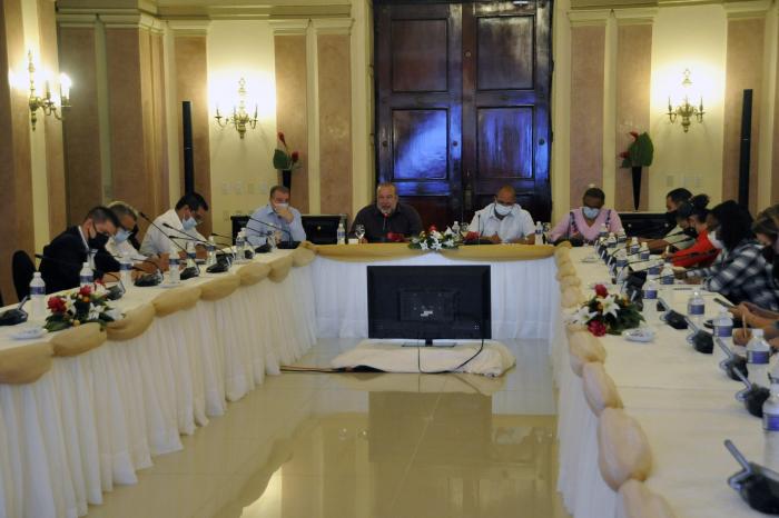 El Primer Ministro en el Hotel Nacional