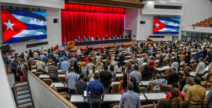 Sesión plenaria inicial de Biohabana en Palacio de Convenciones presidido por El Primer Secretario del Comité Central del Partido y Presidente de Cuba