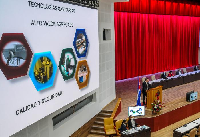 BIOHABANA 2022 en el Palacio de Convenciones, Conferencia magistral del Ministro de Salud Pública de Cuba, Dr José Angel Portal Miranda