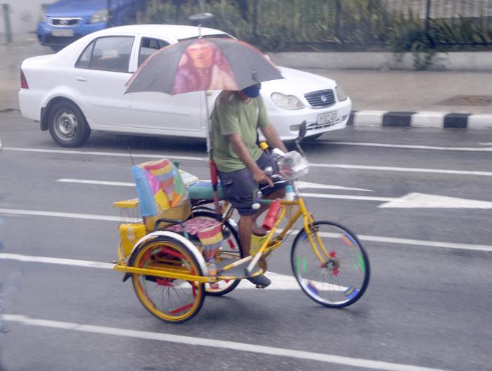 Dia con mucha lluvia