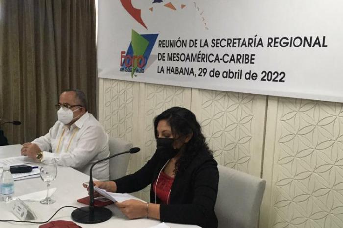 Sesiona en La Habana reunión de Mesoamérica y el Caribe del Foro de Sao Paulo