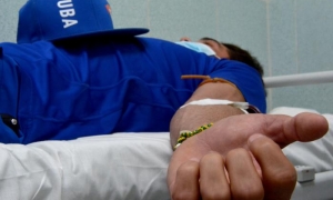 Donación de Sangre de campeones olímpicos Luis Alberto Orta Campeón Olímpico en Lucha Grecorromana en Tokio 2020.