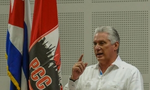 Asamblea de Balance anual del Partido en la Habana, en el Palacio de las Convenciones, presidido por el Primer Secretario del PCC y Presidente de la República de Cuba, Miguel Díaz Canel Bermúdez