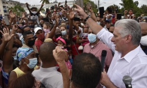 Díaz-Canel en Universidad de La Habana