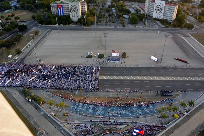 Primero de Mayo en la Plaza de la Revolucion