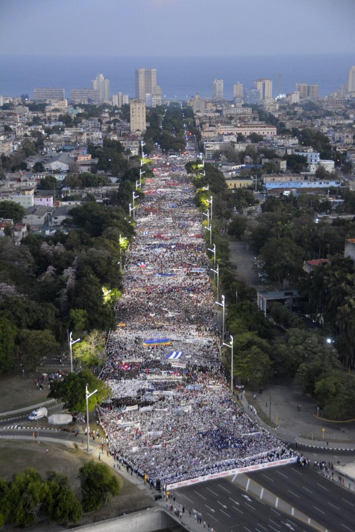 Primero de Mayo en la Plaza de la Revolucion 