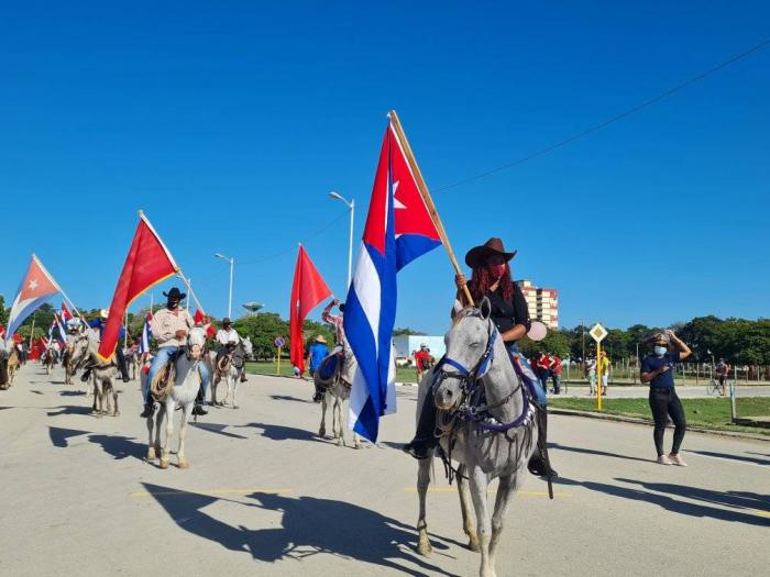 Los guantanameros hicieron suyas las calles y plazas este primero de mayo