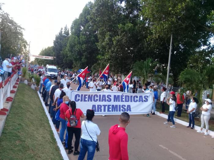 Primero de Mayo en Artemisa: la Patria nos contempla orgullosa