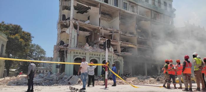 Ahora mismo trabajan las fuerzas de rescate y salvamento