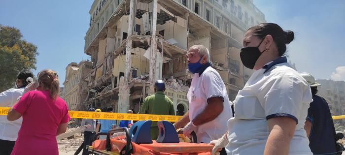 Ahora mismo trabajan las fuerzas de rescate y salvamento