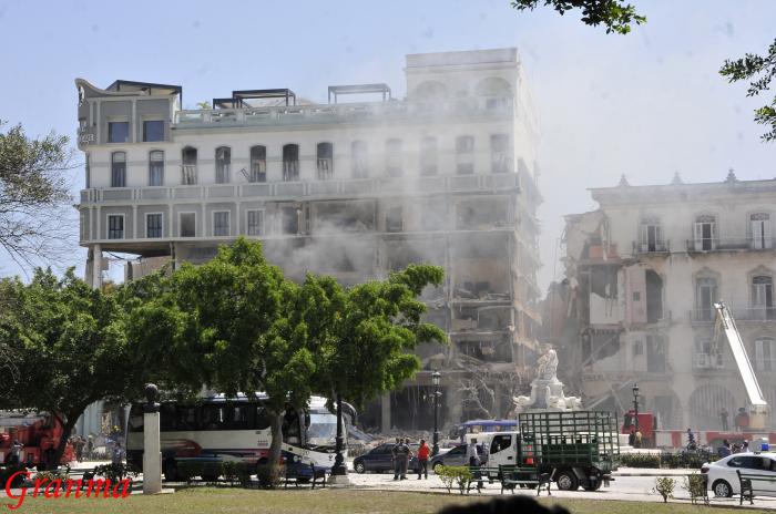 Así quedó el Hotel Saratoga 