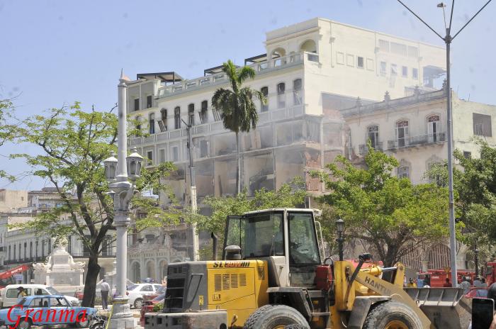 Así quedó el Hotel Saratoga 