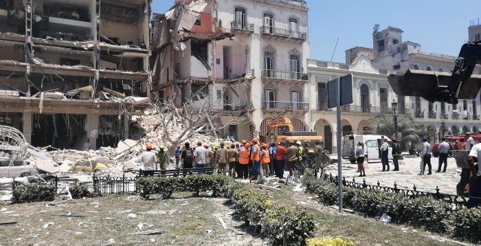 Explosión en el Hotel Saratoga