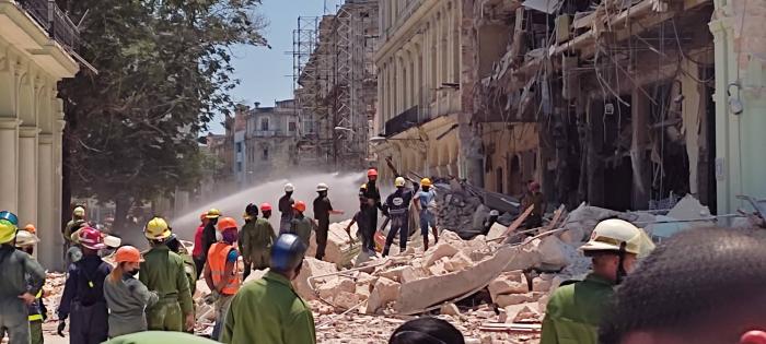 Explosión en el Hotel Saratoga