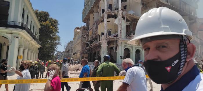 Explosión en el Hotel Saratoga