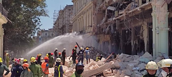 Explosión en el Hotel Saratoga