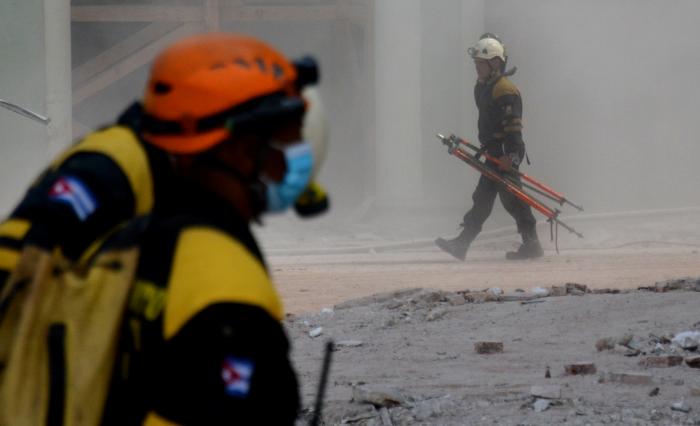 Hotel Saratoga accidente expolición  4to dia Rescate y Recuperacíón