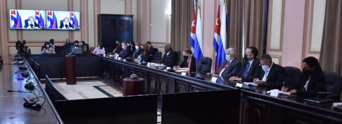 En la jornada, Esteban Lazo recibió la Orden de la Amistad de la Federación de Rusia