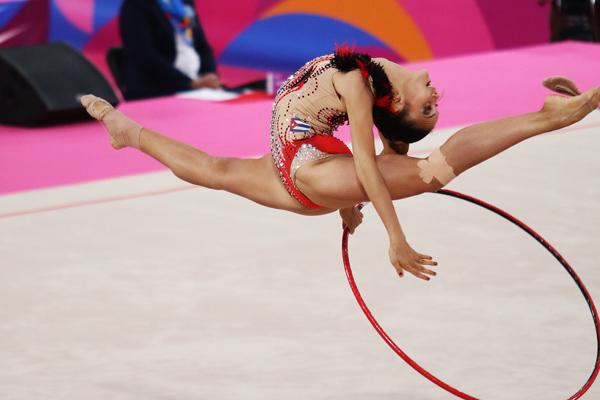 Gretel Mendoza es una de las principales figuras de la gimnasia rítmica cubana rumbo a Santiago de Chile 2023.