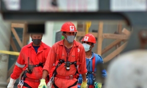 Hotel Saratoga accidente expolición  4to dia Rescate y Recuperacíón