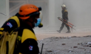 Hotel Saratoga accidente expolición  4to dia Rescate y Recuperacíón