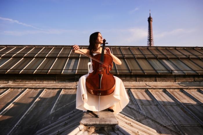 La violonchelista Camille Thomas. 