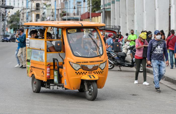 Los triciclos contribuyen electromovilidad y la descarbonización del transporte. Foto: Ariel Cecilio Lemus
