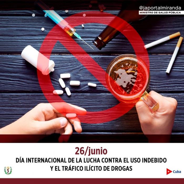 Contra el tráfico y consumo de drogas