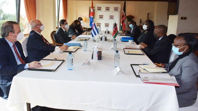 Sostienen encuentro cancilleres de Cuba y Kenya